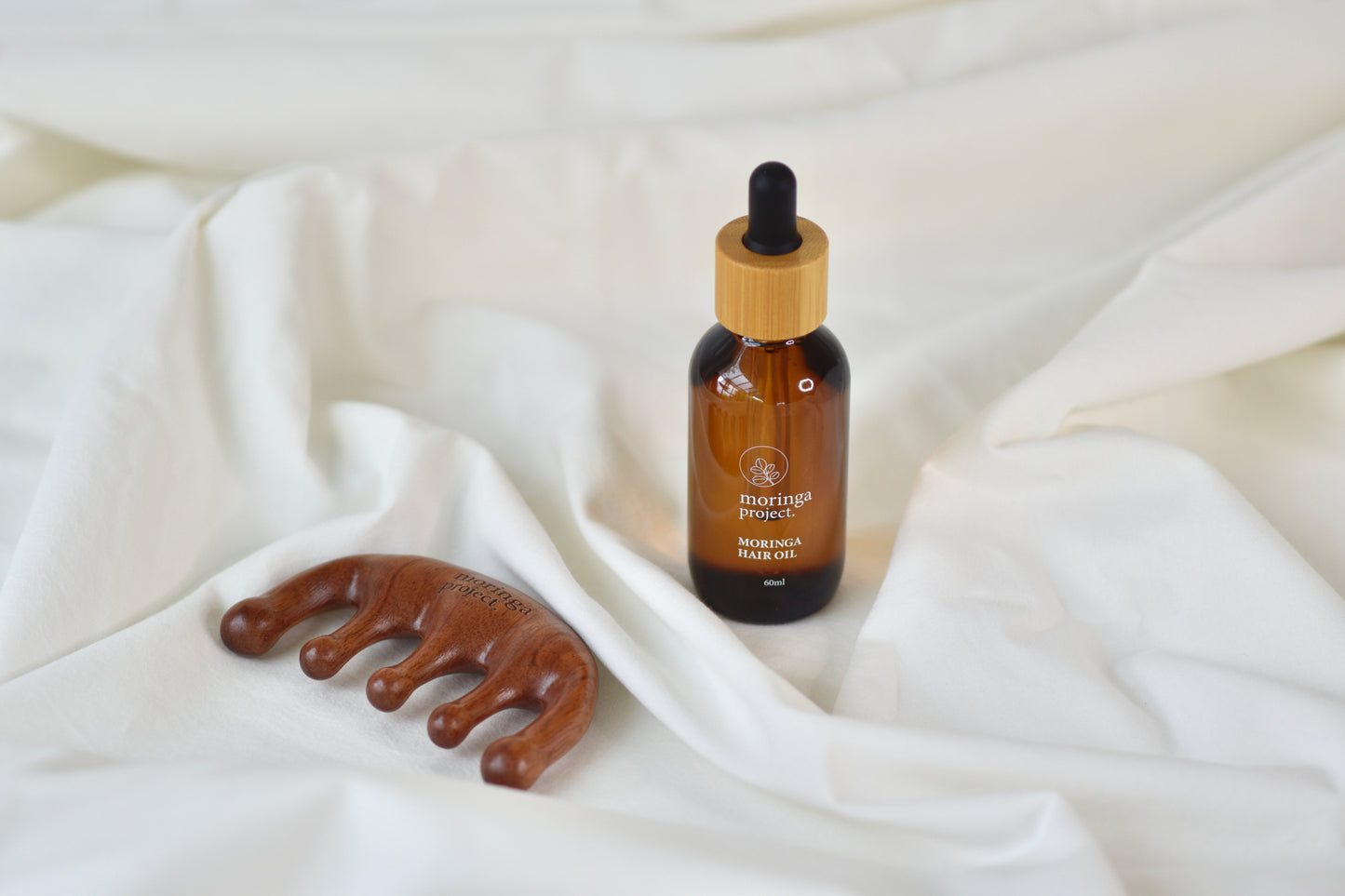 Wooden Scalp Brush Massager