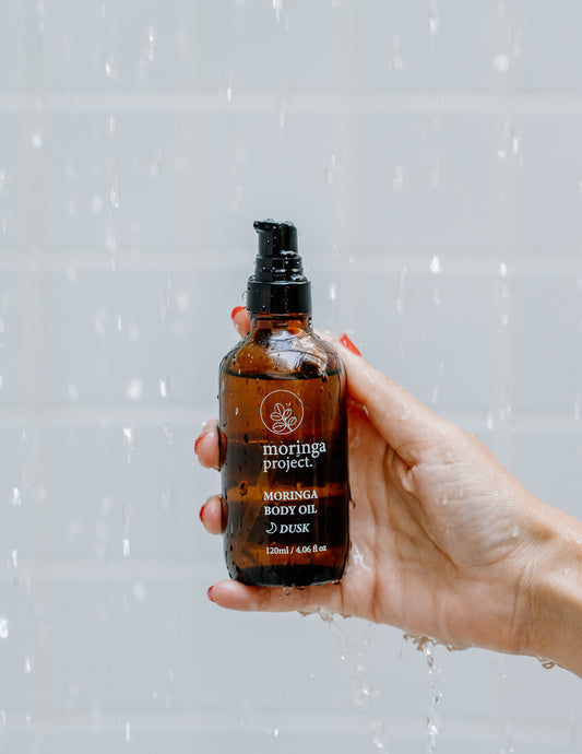 Moringa Body Oil to Stay Hydrated