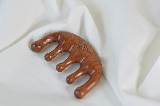 Wooden Scalp Brush Massager